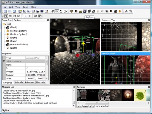 irrEdit - бесплатный редактор для создания 3D моделей в реальном времени. - Полезный софт